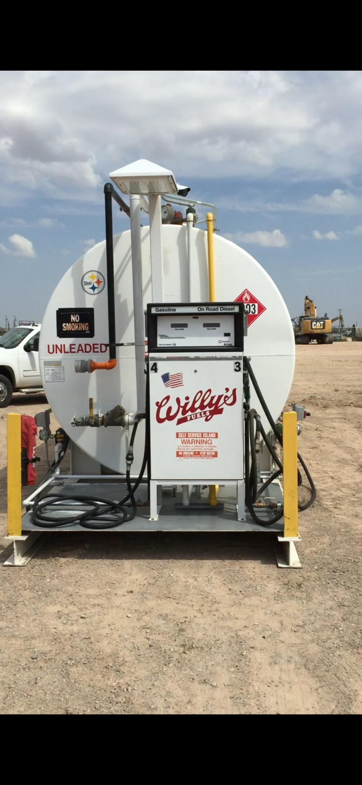 Willy's Fuels self-service fuel tank
